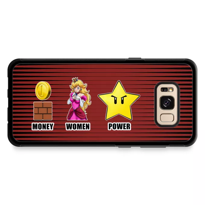 Funda para Samsung Galaxy S8+ Parodia Super Mario Mario - Women, Money and Power