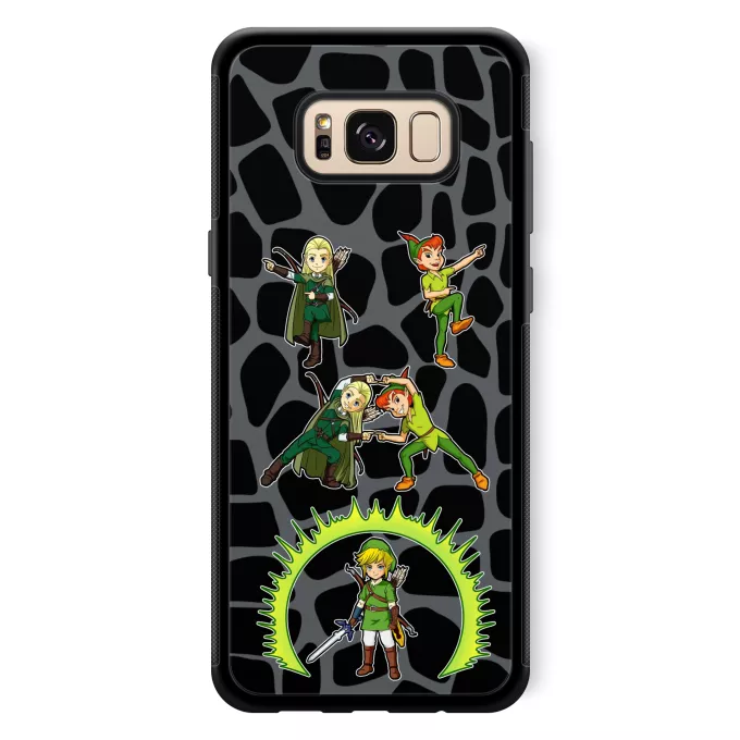 Estojo Samsung Galaxy S8+ Paródia Zelda Link e Legolas