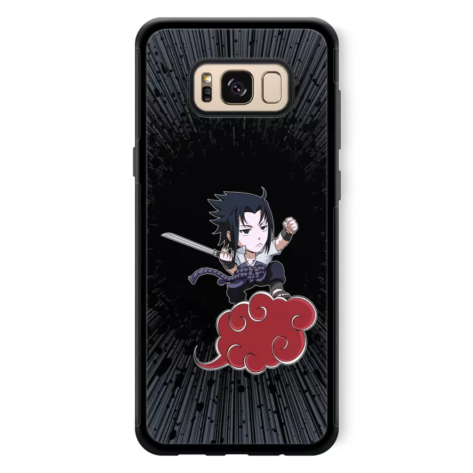 Custodia per Samsung Galaxy S8+ Paoridia Naruto Sasuke e Son Goku