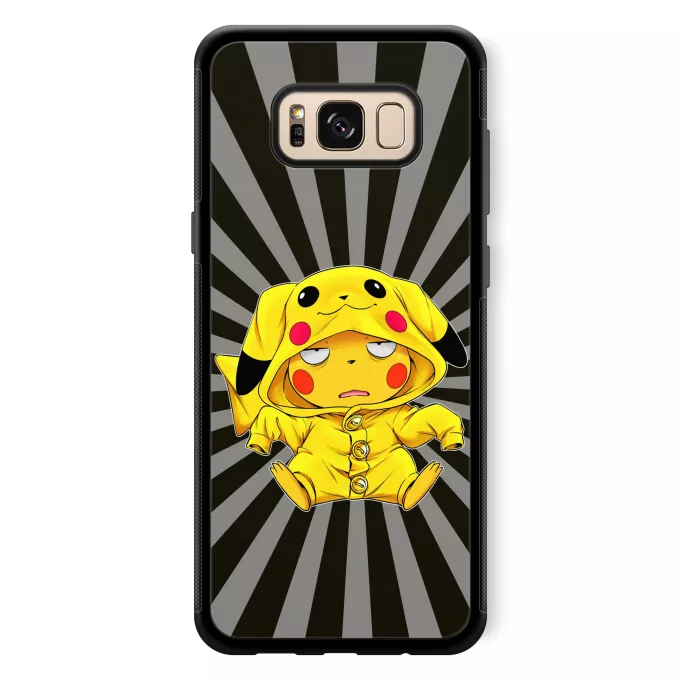 Estojo Samsung Galaxy S8+ Paródia Pokémon Pikachu