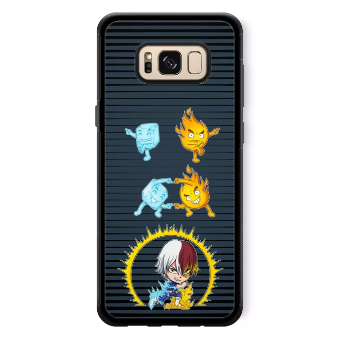 Fodral för Samsung Galaxy S8+ Parodi My Hero Academia Shoto Todoroki