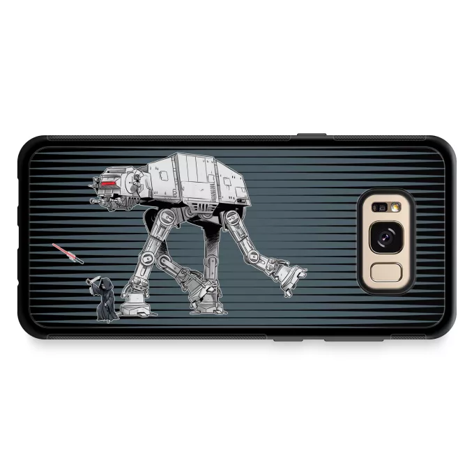 Custodia per Samsung Galaxy S8+ Paoridia Star Wars Palpatine aka Darth Sidious e il suo AT-AT cane robot