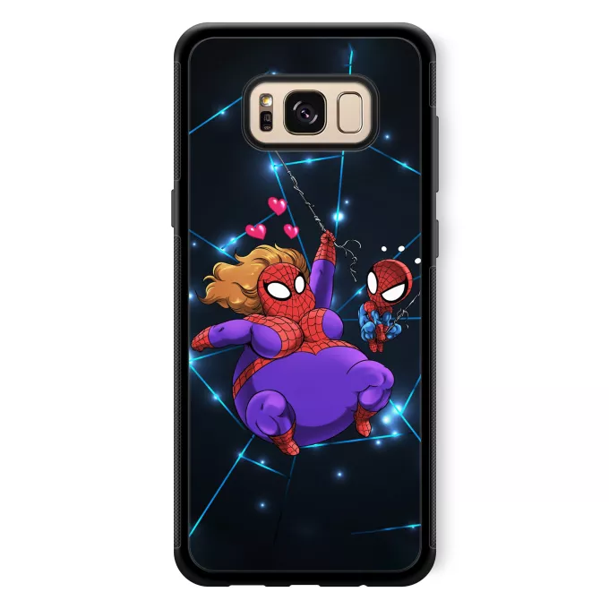 Fodral för Samsung Galaxy S8+ Parodi Spindelmannen Spindelmannen och Spiderkvinna