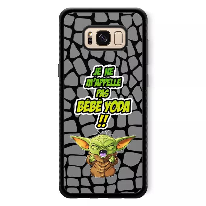 Coque pour téléphone portable Samsung Galaxy S8+ Parodie Star Wars Un cri du coeur et avec force ! - Grogu, Bébé Yoda, Baby Yoda