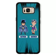 Coque Téléphone Portable « Les 2 Super-Héros de la Nuit !! » – Parodie Batman