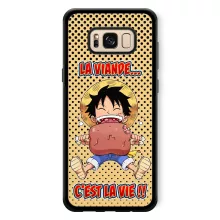Coque Téléphone Portable Luffy « La Viande... C'est la vie ! » – Parodie One Piece