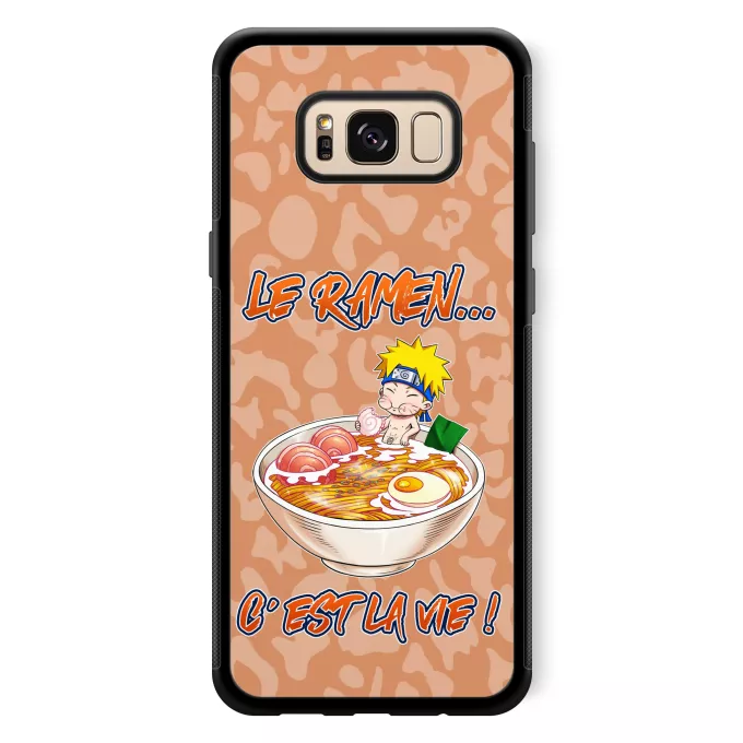 Coque pour téléphone portable Samsung Galaxy S8+ Parodie Naruto Le Ramen... C'est la vie ! - Naruto Uzumaki