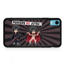 Coque Téléphone Portable Itachi Uchiwa « Pervers no Jutsu » – Parodie Naruto