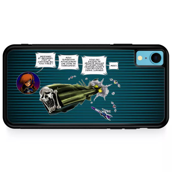 Coque pour téléphone portable iPhone XR Parodie Albator Zone de Turbulences ! - L'Arcadia