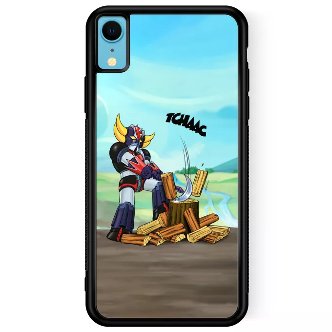 Estojo iPhone XR Paródia UFO Robot Grendizer UFO Robot Grendizer