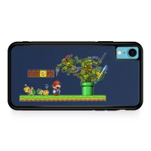 Estojo para Smartphone Donatello “Donatello, Michelangelo, Leonardo, Raphael e Super Mario” – Super Mario de parodia