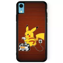 Coque Téléphone Portable Pikachu « En Charge... Ne pas déranger ! » – Parodie Pokémon