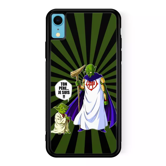 Coque pour téléphone portable iPhone XR Parodie Star Wars Ton père... Je suis !! - Yoda, Dieu