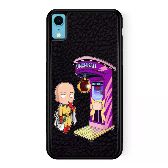 Fodral för iPhone XR Parodi One-Punch Man Saitama