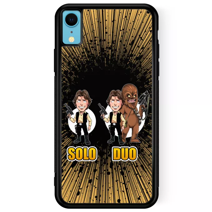 iPhone XR Handyhülle Parodie auf Star Wars Han Solo und Chewbacca