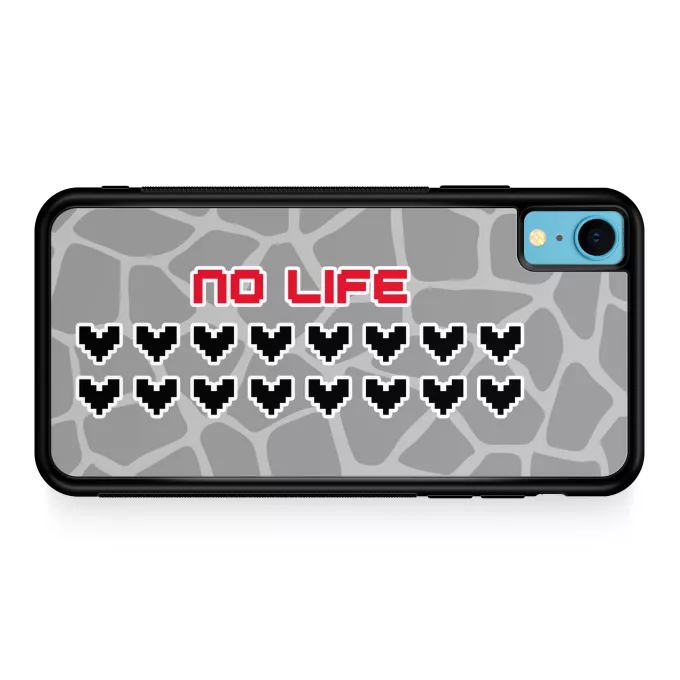 Custodia per iPhone XR Paoridia videogiochi Pixel No Life Design