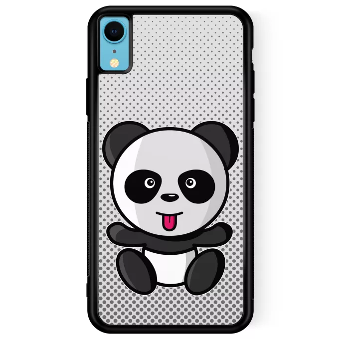 Coque pour téléphone portable iPhone XR Parodie Délire Kawaii Kawaii Panda