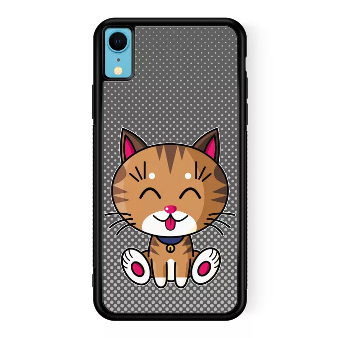 Coque pour téléphone portable iPhone XR Parodie Kawaii Baby Cats Kawaii Baby Cat (tigré)