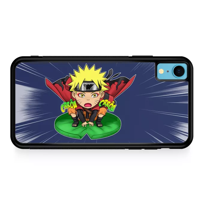 Coque pour téléphone portable iPhone XR Parodie Naruto Crôa Crôa No Jutsu !! - Naruto en Mode Sennin