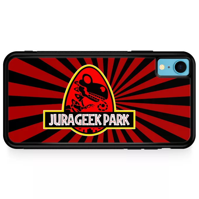 Estojo iPhone XR Paródia Yoshi Yoshi e Parque Jurássico