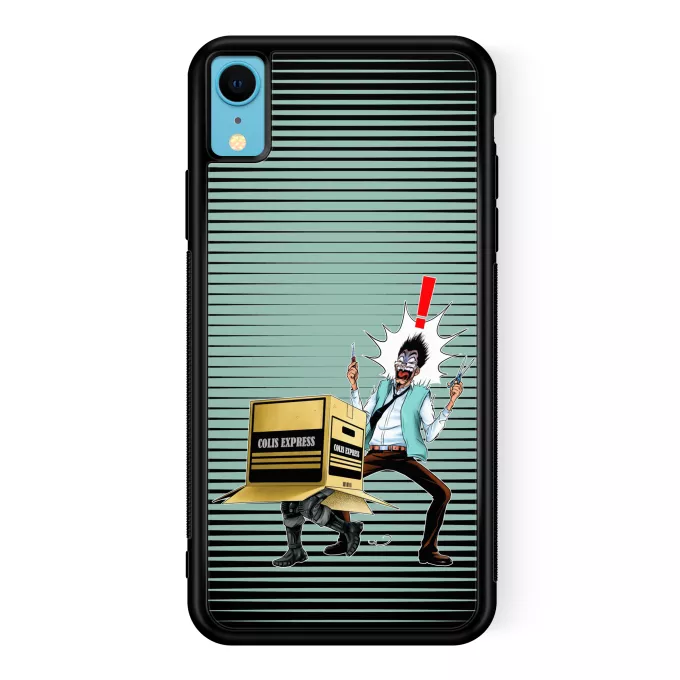 Coque pour téléphone portable iPhone XR Parodie Metal Gear Solid Colis piégé... :) - Solid Snake