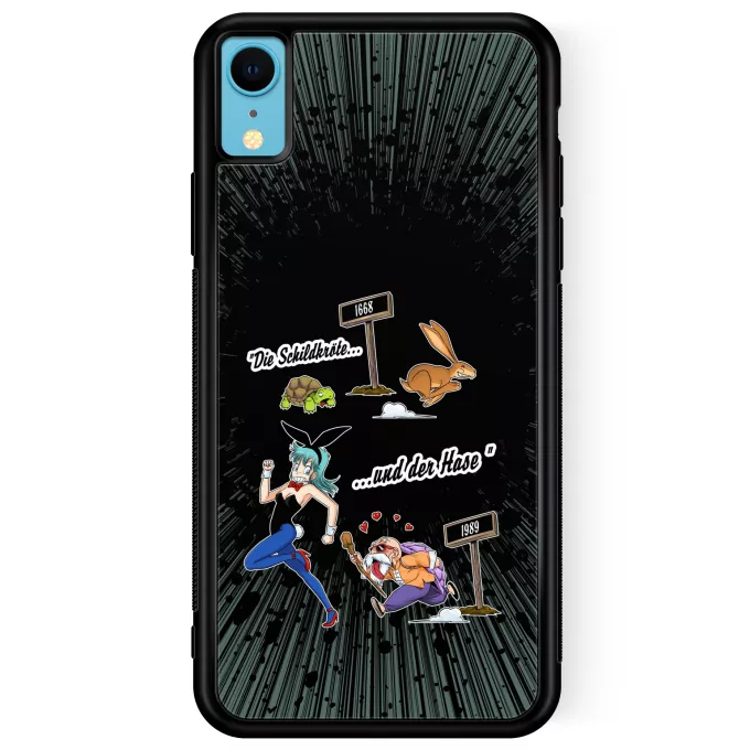 iPhone XR Handyhülle Parodie auf Dragon Ball Bulma und Muten Roshi