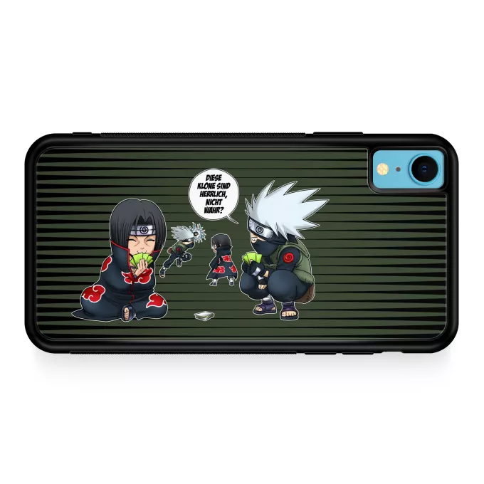 iPhone XR Handyhülle Parodie auf Naruto Kakashi Hatake und Itachi Uchiwa