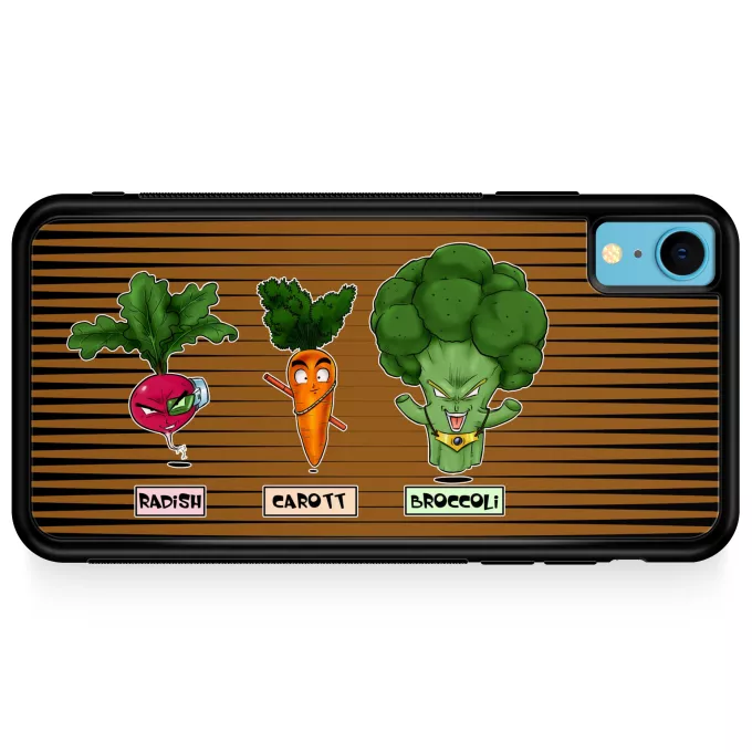 Funda para iPhone XR Parodia Dragon Ball Z -DBZ Son Gokū, Raditz y Broly