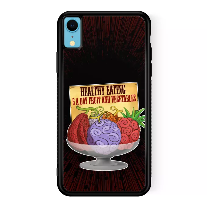 iPhone XR Phone Case Parody of One Piece Devil Fruits - Gum-Gum Fruit