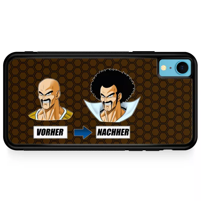 iPhone XR Handyhülle Parodie auf Dragon Ball Z - DBZ Nappa und Mr Satan