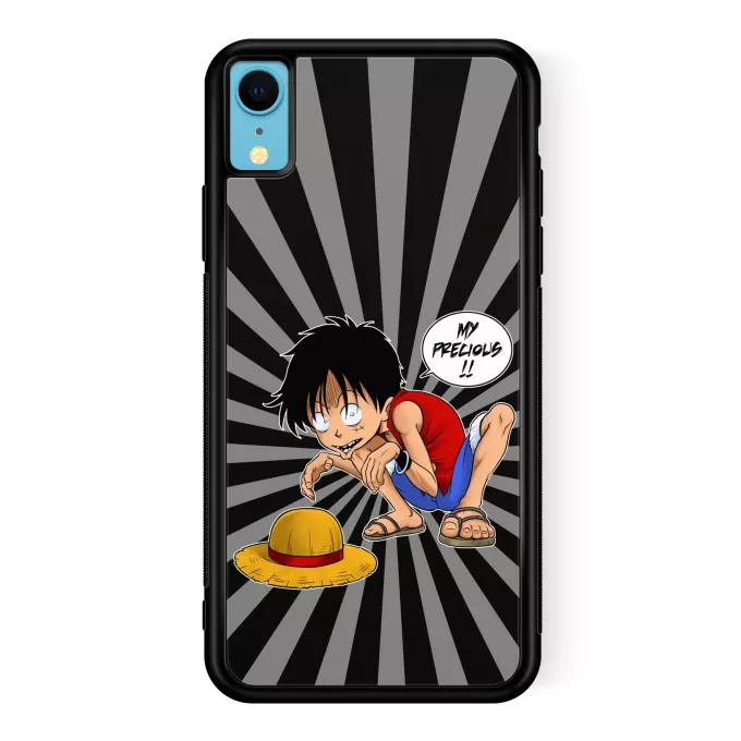 iPhone XR Phone Case Parody of One Piece Luffy and Gollum - My Precious