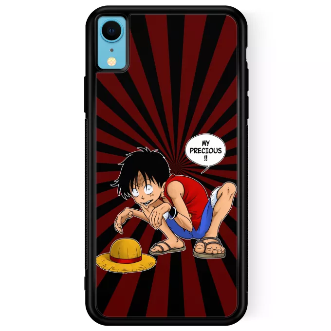 iPhone XR Phone Case Parody of One Piece Luffy and Gollum - My Precious