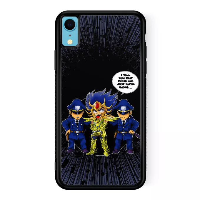 iPhone XR Phone Case Parody of Knights of the Zodiac - Saint Seiya Cancer Deathmask