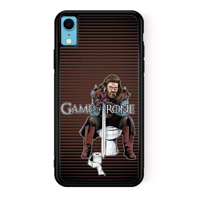 Coque pour téléphone portable iPhone XR Parodie Game of Thrones Game Of Trone... Euh... - Eddard Stark