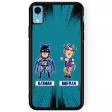 Coque Téléphone Portable « Les 2 Super-Héros de la Nuit !! » – Parodie Batman