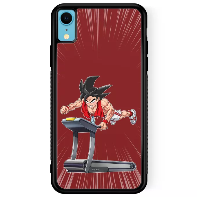Coque pour téléphone portable iPhone XR Parodie Dragon Ball Z - DBZ Saiyan Training ! - Sangoku
