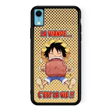 Coque Téléphone Portable Luffy « La Viande... C'est la vie ! » – Parodie One Piece