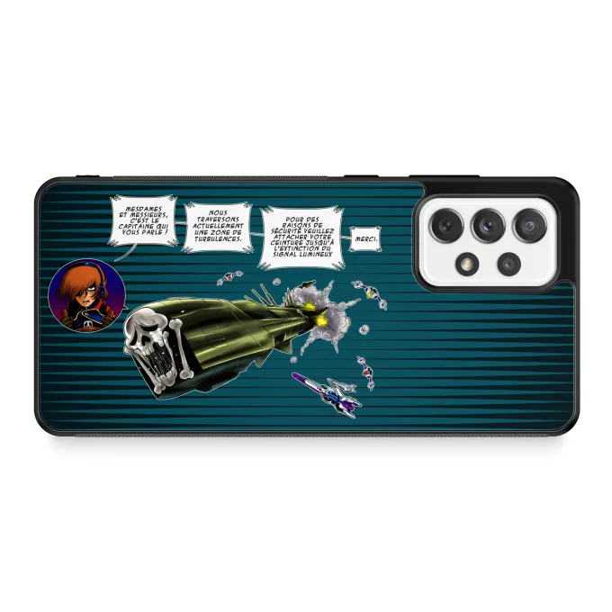 Coque pour téléphone portable Samsung Galaxy A52 Parodie Albator Zone de Turbulences ! - L'Arcadia