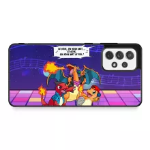 Coque Téléphone Portable Dracaufeu « Ce soir, on vous met le Feu ! » – Parodie Pokémon