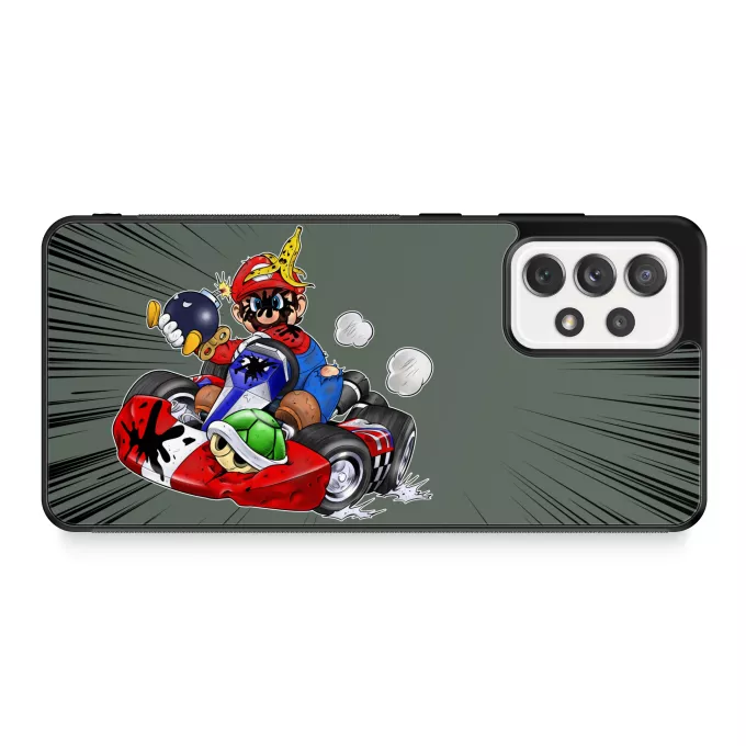 Fodral för Samsung Galaxy A52 Parodi Mario Kart Mario