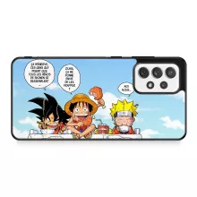 Coque Téléphone Portable Luffy « La recette d'un bon shonen Manga (Super Deformed) » – Parodie Naruto