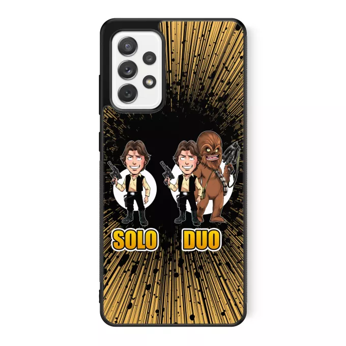 Samsung Galaxy A52 Handyhülle Parodie auf Star Wars Han Solo und Chewbacca