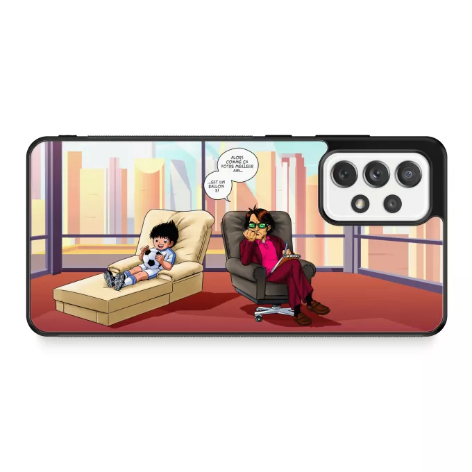 Coque pour téléphone portable Samsung Galaxy A52 Parodie Olive et Tom - Captain Tsubasa Son meilleur ami...!? - Olivier Atone
