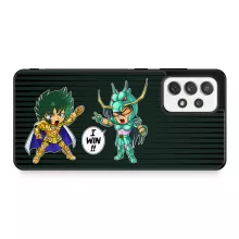 Capricorn Shura Smartphone hoesje “Capricorn Shura en Dragon Shiryu” – Saint Seiya parodie