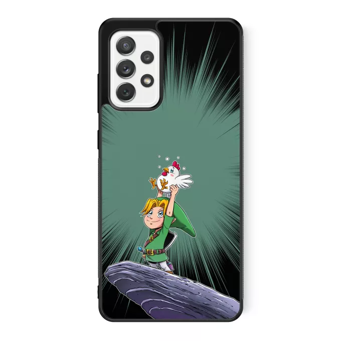 Fodral för Samsung Galaxy A52 Parodi Zelda Link och Cucco