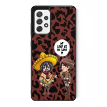 Custodia per smartphone Mikasa Ackerman “Mikasa Ackerman e Eren Jaeger” – Parodia dei L'attacco dei giganti