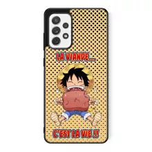 Coque Téléphone Portable Luffy « La Viande... C'est la vie ! » – Parodie One Piece