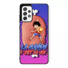 Coque Téléphone Portable Monkey D Luffy « La Viande c'est la Vie - Giga Gigot édition ! » – Parodie One Piece