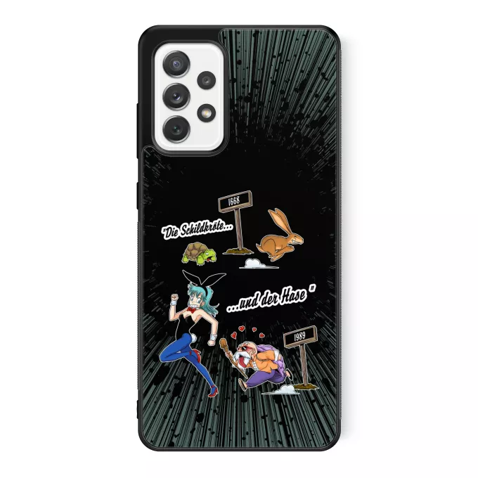 Samsung Galaxy A52 Handyhülle Parodie auf Dragon Ball Bulma und Muten Roshi