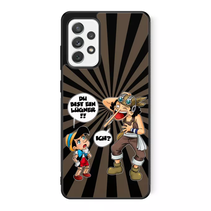 Samsung Galaxy A52 Handyhülle Parodie auf One Piece Lysop